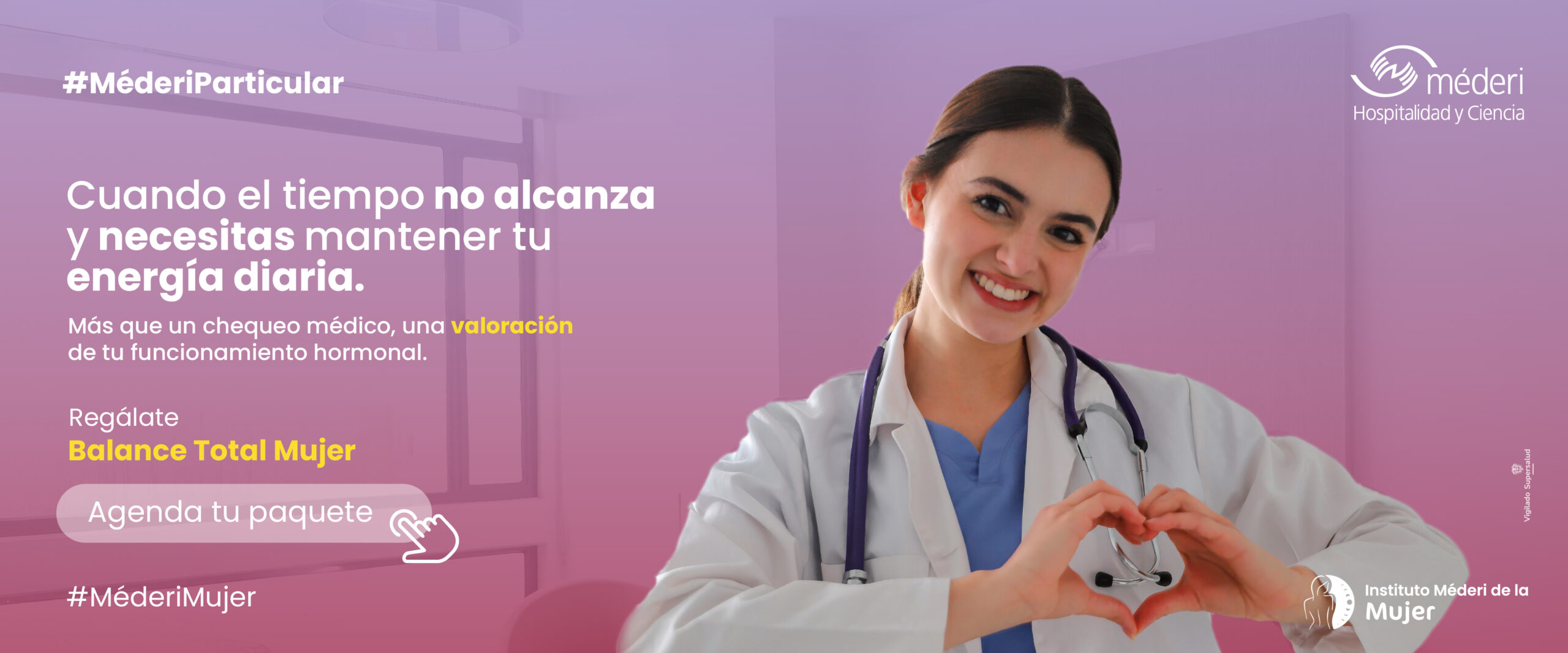 Chequeo Médico Preventivo Premium Mujer Méderi - Evaluación Completa de tu Estado de Salud y estudio del corazón