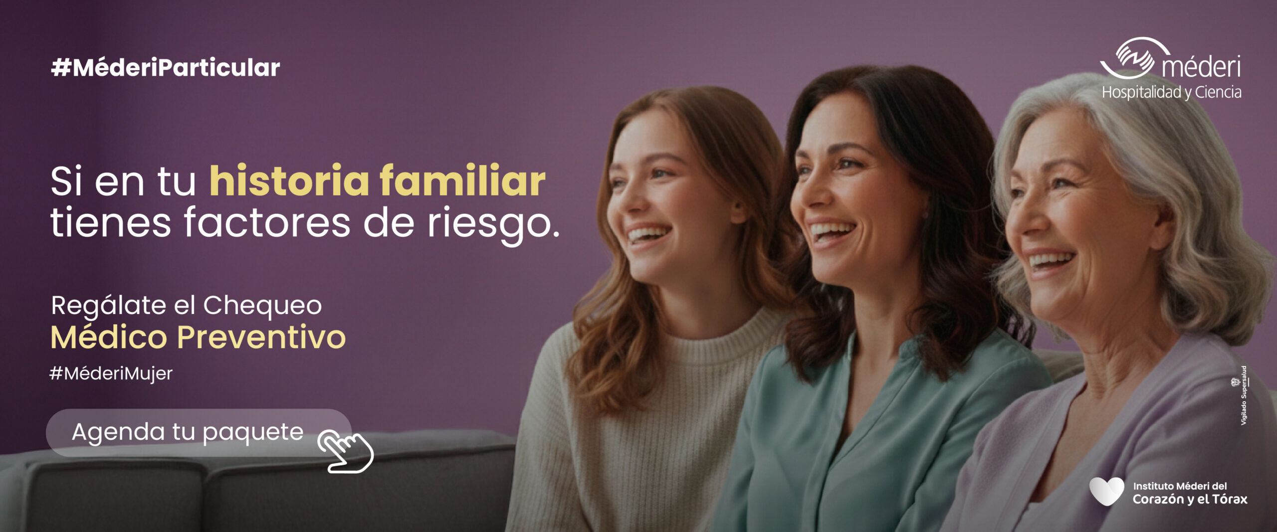 Chequeo Médico Preventivo Mujer - Factores de riesgo y antecedentes familiares en salud