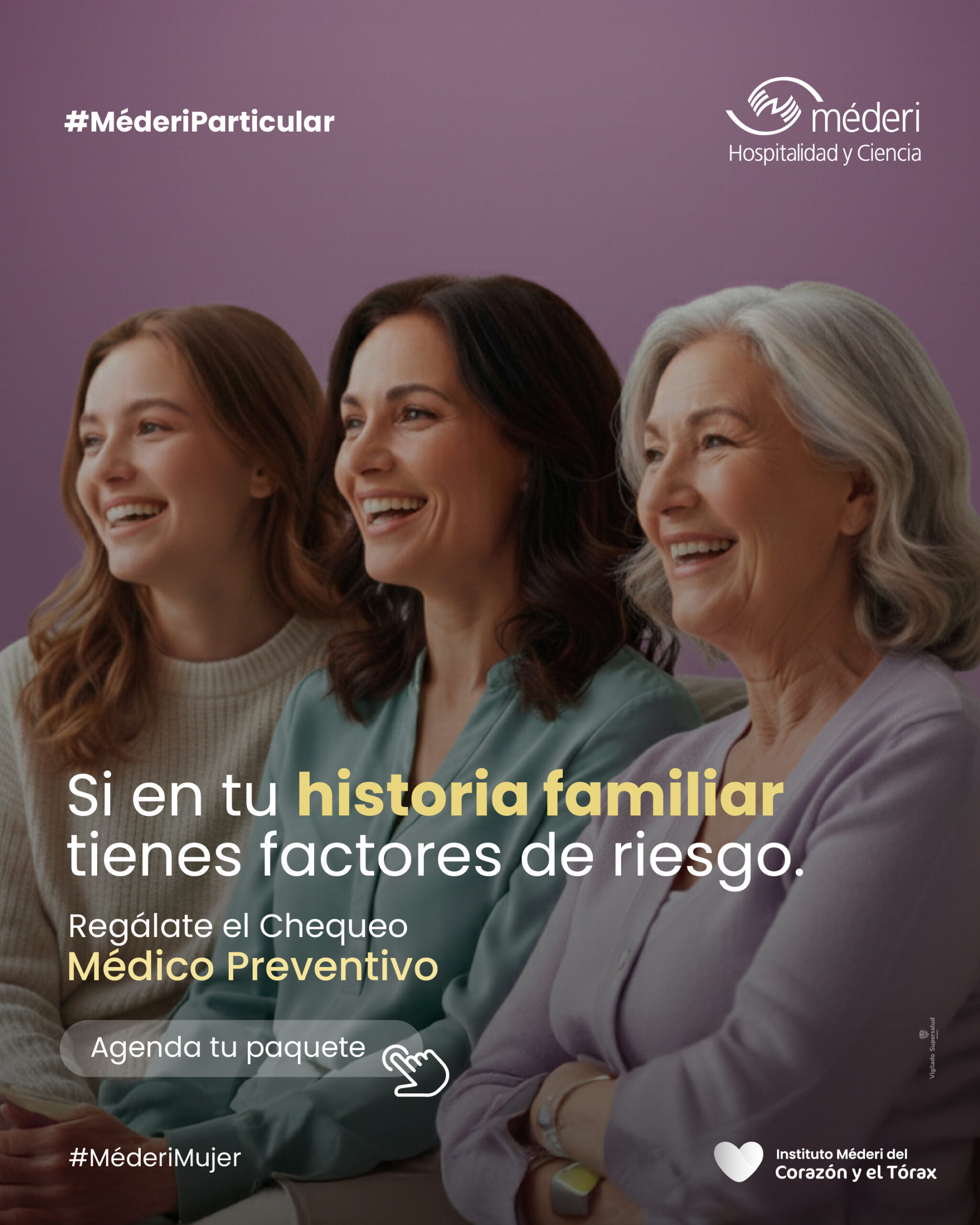 Chequeo Médico Preventivo Mujer - Factores de riesgo y antecedentes familiares en salud