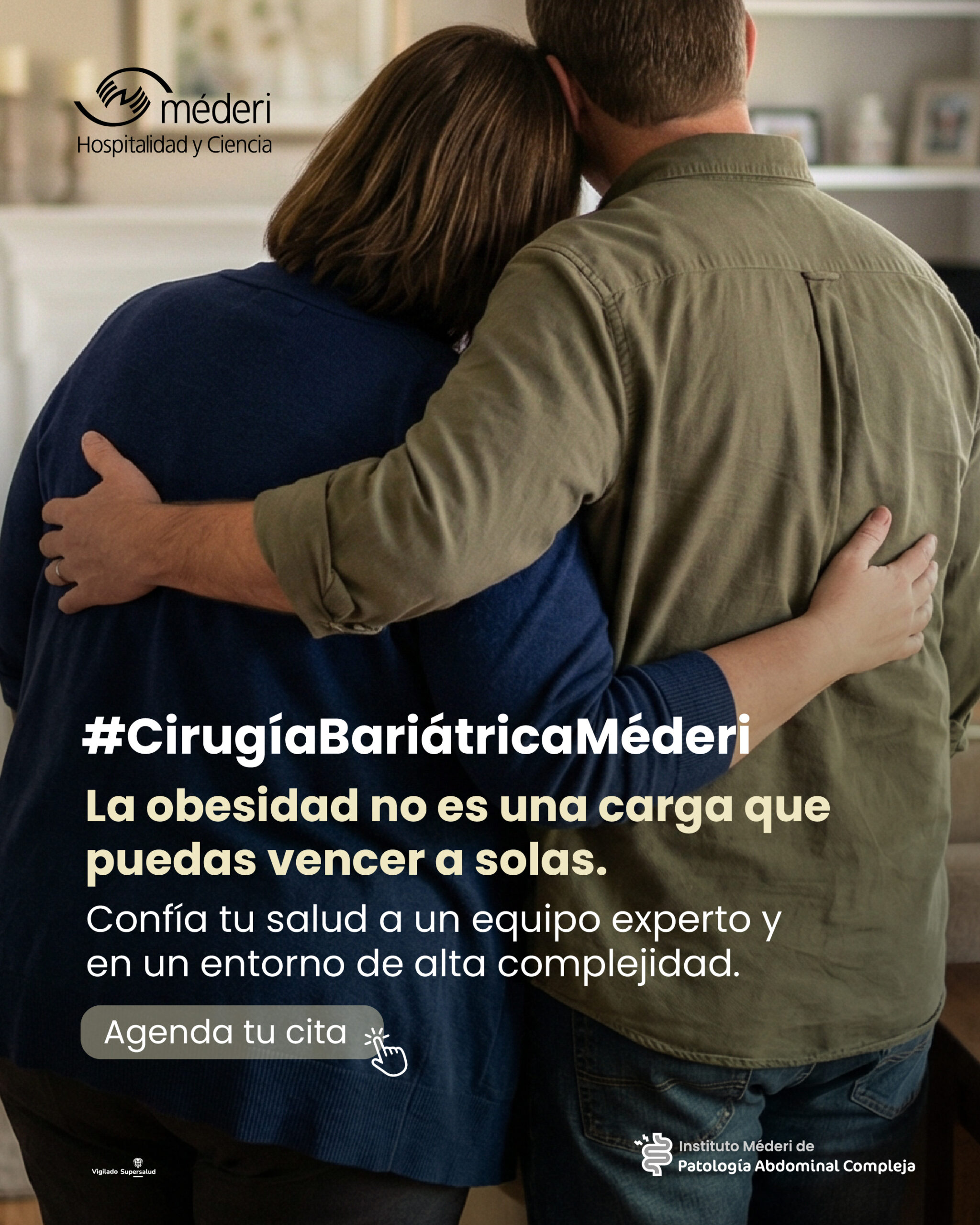 Supera la obesidad con el respaldo de especialistas en cirugía bariátrica del Hospital Méderi.