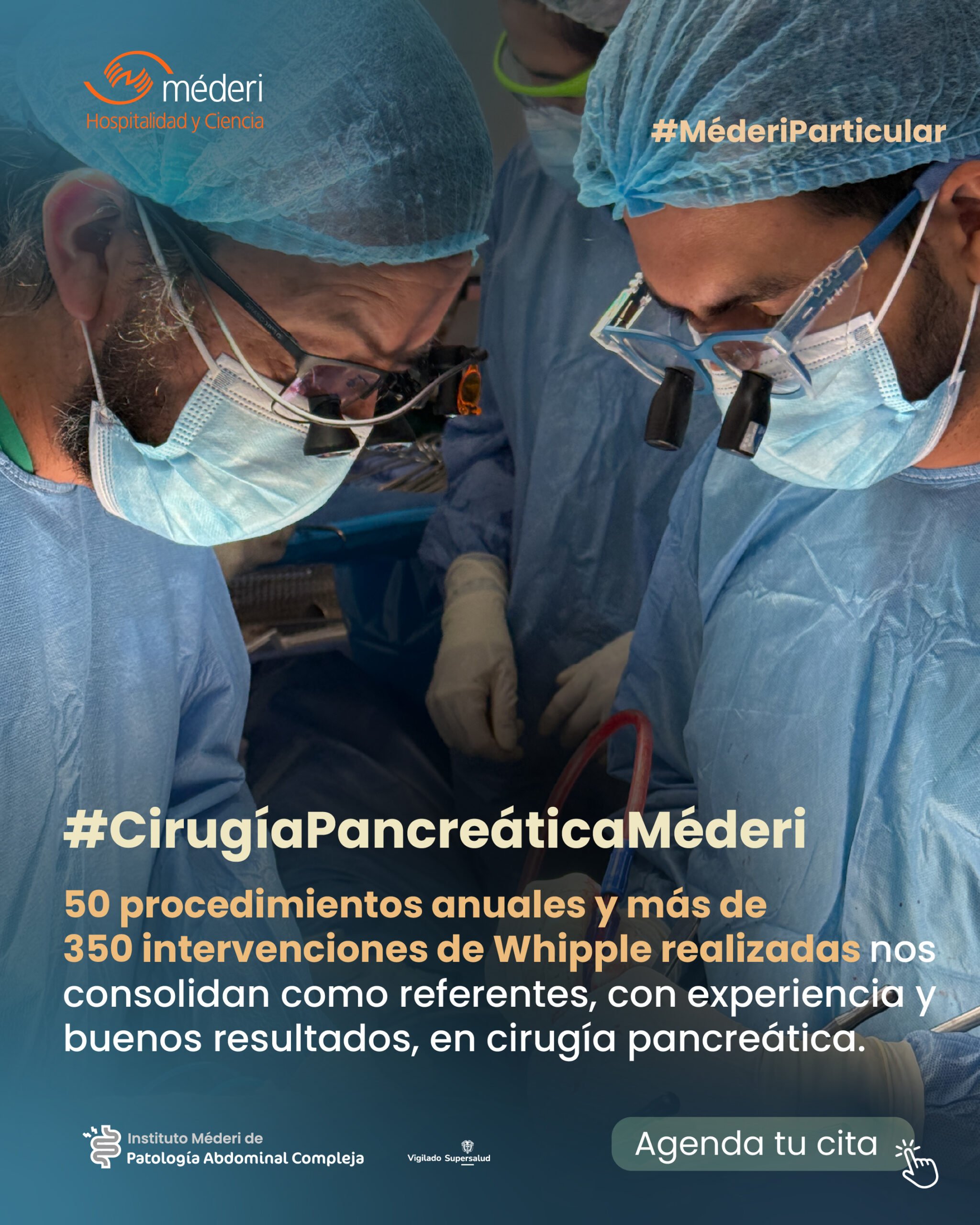 Especialistas en patología abdominal compleja del Hospital Universitario Méderi.